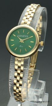 Złoty zegarek Geneve damski 585 biżuteryjna bransoletka ZG 200E (4).jpg